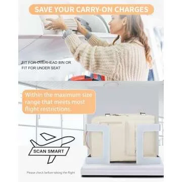 WONHOX Carry on Travel Laptop Backpack for Women Men, Flight Approved,Backpack, Hiking Outdoor Sports Rucksack Casual Daypack Bag Backpack, Beige Simple