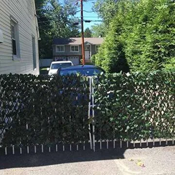 BYBAG Expandable Faux Ivy Fence Privacy Screen for Outdoor Decor