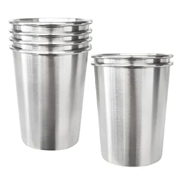YOLCAR Stainless Steel Kids Cups for Safe Drinking