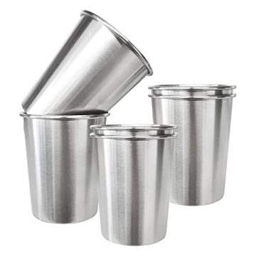 YOLCAR Stainless Steel Kids Cups for Safe Drinking
