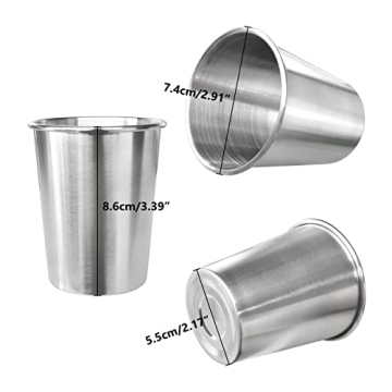 YOLCAR Stainless Steel Kids Cups for Safe Drinking