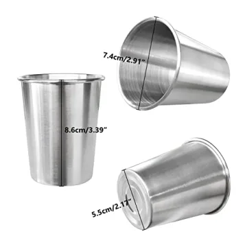 YOLCAR Stainless Steel Kids Cups for Safe Drinking