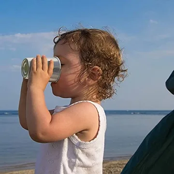 YOLCAR Stainless Steel Kids Cups for Safe Drinking