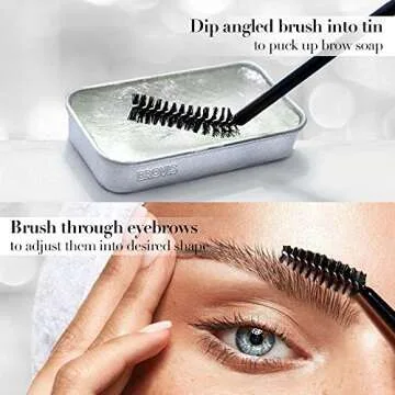 Brow Styling Soap - Thicker and Brushed-Up Eyebrows