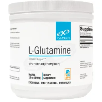 XYMOGEN L-Glutamine Powder Supplement - Promotes Cellular, Immune System + Gut Health - Supports Mus...