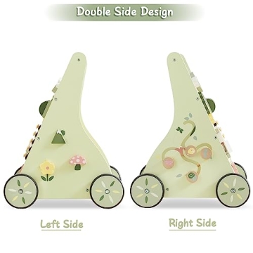 Beright Wooden Baby Walker for Learning & Fun