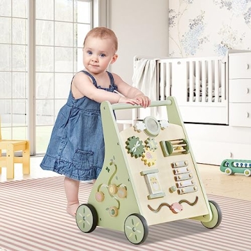 Beright Wooden Baby Walker for Learning & Fun