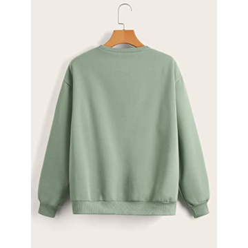 Cute SHENHE Girl's Crewneck Sweatshirt for Girls 14Y