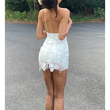 Elegant Women Lace Short Bodycon A-Line Mini Dress