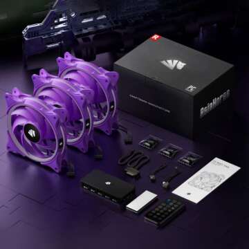 Asiahorse FS-9001 RGB Case Fan | 3-Pack 120mm ARGB Fans