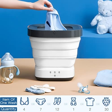 Compact Portable Washing Machine for Travel & RV