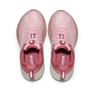 NORTIV 8 Women's Walking Shoes Cushion Comfortable ActiveBreeze Running Tennis Shoes Non-Slip Workout Gym Sports Athletic Breathable Fashion Sneakers,Size 9,Pink,SNWS248W