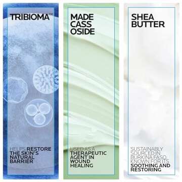 La Roche-Posay Cicaplast Balm B5 UV SPF 50, Vitamin B5 + Shea Butter + Tribioma + Madecassoside + Zinc Oxide Sunscreen, Post Treatment Skin Protectant With SPF, Multi-Purpose Cream For Dry Skin