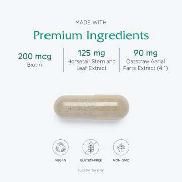 Vitanica Luminous Vegan Hair, Skin & Nail Support