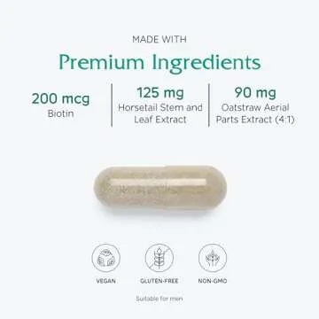 Vitanica Luminous Vegan Hair, Skin & Nail Support