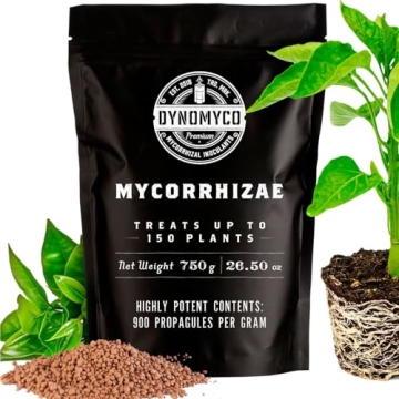 DYNOMYCO Mycorrhizal Inoculant - Plant Growth & Root Treatment, Concentrated Mycorrhiza Formula, Boo...