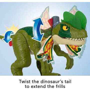 Fisher-Price Jurassic World Dilophosaurus: Interactive Fun Toy