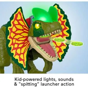 Fisher-Price Jurassic World Dilophosaurus: Interactive Fun Toy