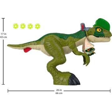 Fisher-Price Jurassic World Dilophosaurus: Interactive Fun Toy