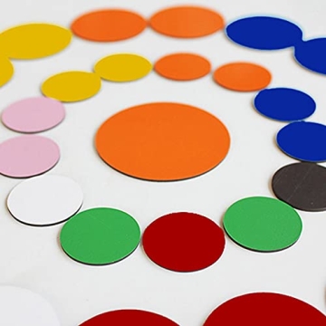 Bright Round Floor Stickers for Indoor and Outdoor Use