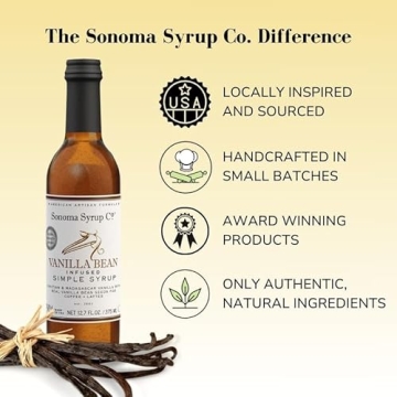 Sonoma Syrup Co Vanilla Bean Simply Syrup 12.7 fl oz