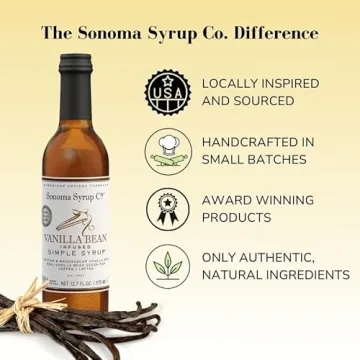 Sonoma Syrup Co Vanilla Bean Simply Syrup 12.7 fl oz