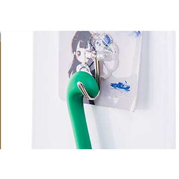 Cherry Shape Toilet Brush - Standing Toilet Brush Set - Compact Household Bathroom Red Cherry Toilet Brush (Red)