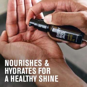 Every Man Jack Mens Beard Oil - Subtle Sandalwood Fragrance - Deeply Moisturizes and Softens Your Beard and Adds a Natural Shine - Naturally Derived with Shea Butter and Argan Oil - 1 fl oz (2 Pack)