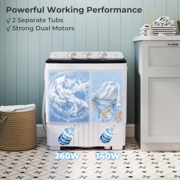 Giantex Portable Washing Machine for Small Spaces