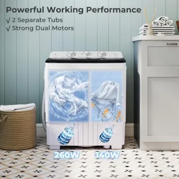 Giantex Portable Washing Machine for Small Spaces