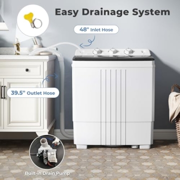 Giantex Portable Washing Machine for Small Spaces