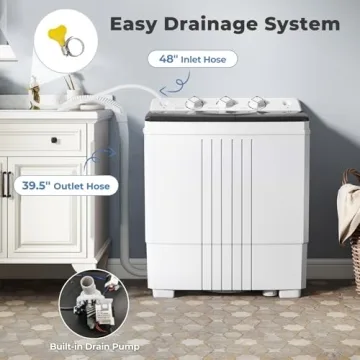 Giantex Portable Washing Machine for Small Spaces