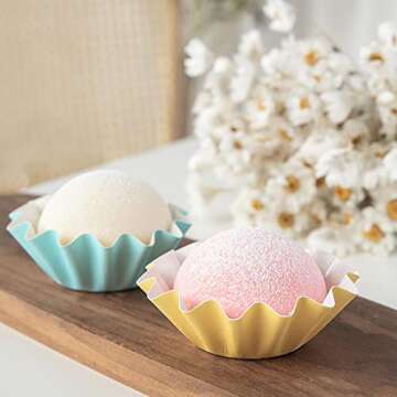 100 PCS Baking Cups for Cupcakes - Greaseproof Liners