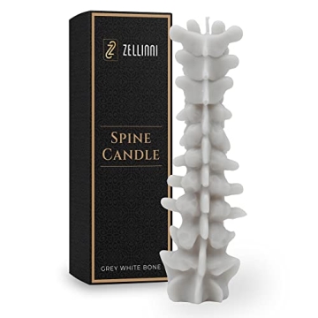 Gothic Spine Soy Candle for Halloween Decor - Unscented