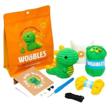 Woobles Beginners Crochet Kit with Video Tutorials