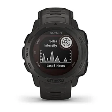 Garmin Instinct Solar Rugged Outdoor Smartwatch with Apps