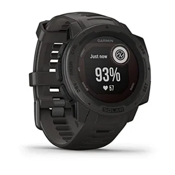 Garmin Instinct Solar Rugged Outdoor Smartwatch with Apps