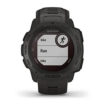 Garmin Instinct Solar Rugged Outdoor Smartwatch with Apps