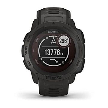 Garmin Instinct Solar Rugged Outdoor Smartwatch with Apps