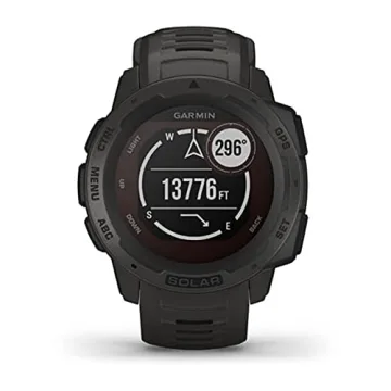 Garmin Instinct Solar Rugged Outdoor Smartwatch with Apps