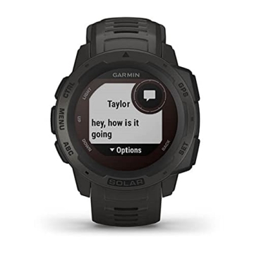 Garmin Instinct Solar Rugged Outdoor Smartwatch with Apps