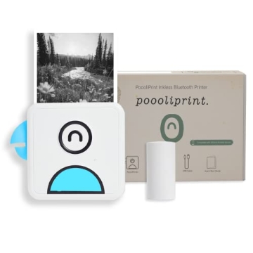 Poooliprint L2 Inkless Mini Portable Bluetooth Printer
