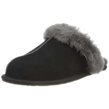 UGG Women's Scuffette II Slippers - Luxurious Comfort and Style in Black/Grey 07
