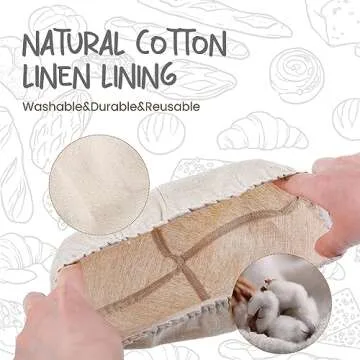 DOYOLLA Bread Proofing Baskets Set Perfect for Sourdough