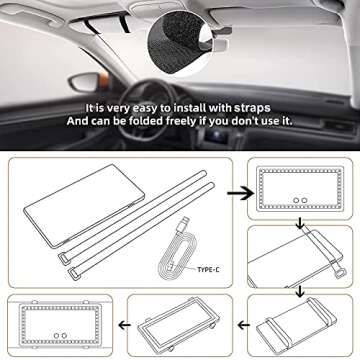 Car Sun Visor Vanity Mirror