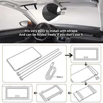 Car Sun Visor Vanity Mirror