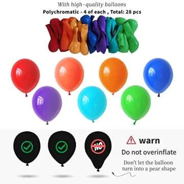 Balloon Column Kit for Floor- Set of 2,Balloon Columns with Stand, Base and Pole,Balloon Tower Backdrop Decoration for Wedding, Baby Shower, Birthday Party, or Bachelorette Parties (MULTICOLOR)