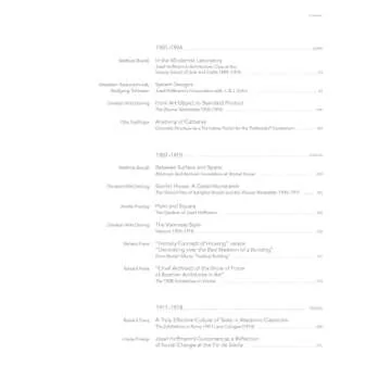 JOSEF HOFFMANN 1870–1956: Progress Through Beauty (Birkhauser)