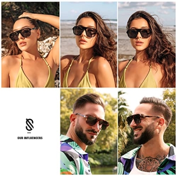 SOJOS Retro Polarized Sunglasses | Stylish UV400 Protection