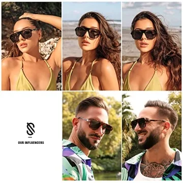 SOJOS Retro Polarized Sunglasses | Stylish UV400 Protection
